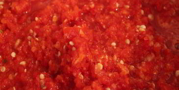 аджика из болгарского и острого перцев