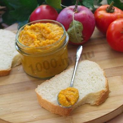 Аджика из кабачков на зиму с яблоками