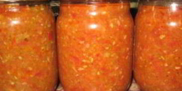 аджика из кабачков с яблоками