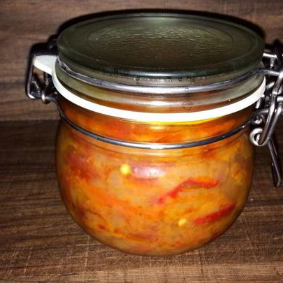 Аджика из помидоров и лука на зиму