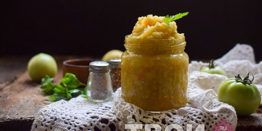 Рецепт аджики из зеленых помидор