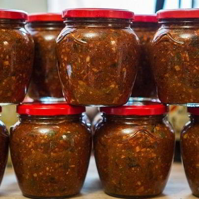 Аджика Кавказская на зиму