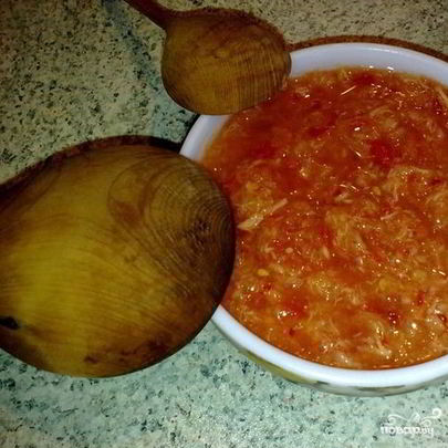 Аджика с хреном на зиму