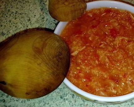 Аджика с хреном на зиму