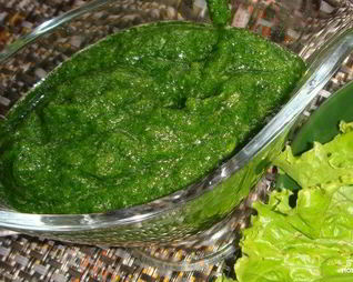 Аджика с кинзой