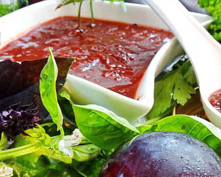 Аджика со сливами