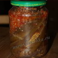 Рецепт Баклажанов в аджике на зиму