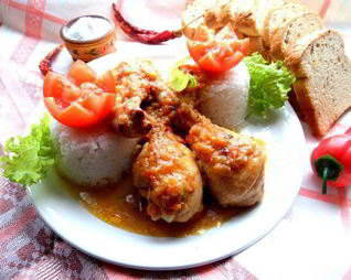 Куриные ножки в домашней аджике