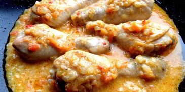 куриные ножки в домашней аджике