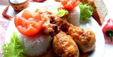 куриные ножки в домашней аджике