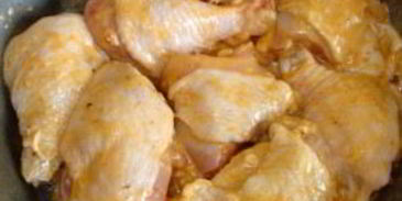 курица с аджикой и майонезом