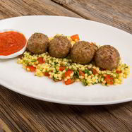 Рецепт Митболов с птитимом и домашней аджикой