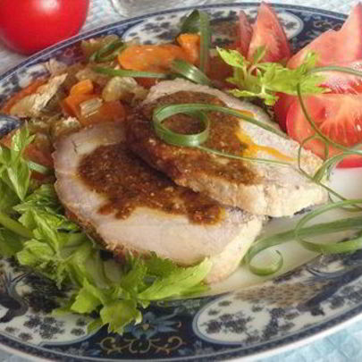 Мясная трапеза с аджикой