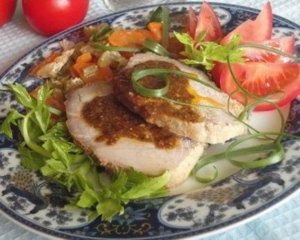 Мясная трапеза с аджикой