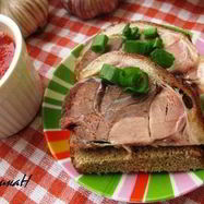 Рецепт Свиной рульки с домашней аджикой