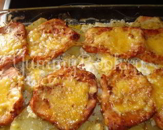 Свинина в аджике с картошкой