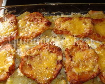 Свинина в аджике с картошкой