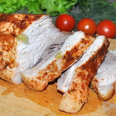 Свиной окорок с аджикой в духовке