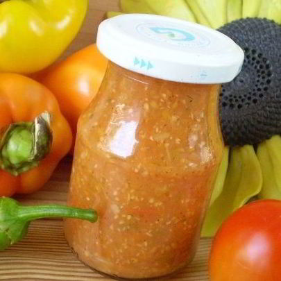 Вареная аджика на зиму