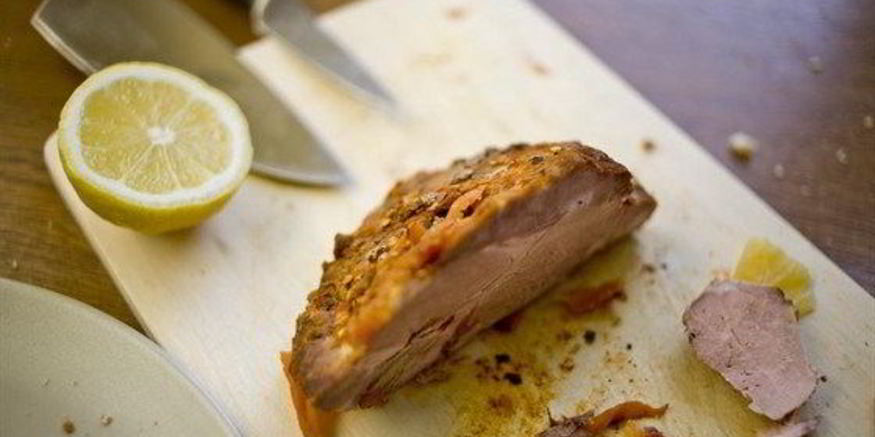 Рецепт запеченной свинины в аджике