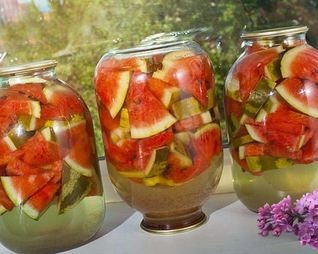 Арбузы в 3 литровых банках на зиму