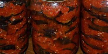 баклажаны огонек на зиму