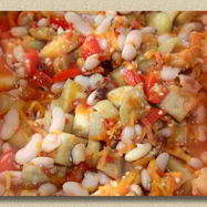 Рецепт Баклажанов с фасолью