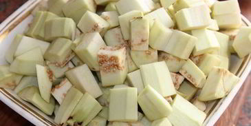 баклажаны с фасолью