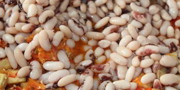 баклажаны с фасолью