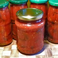 Рецепт Баклажанов в томатном соке на зиму