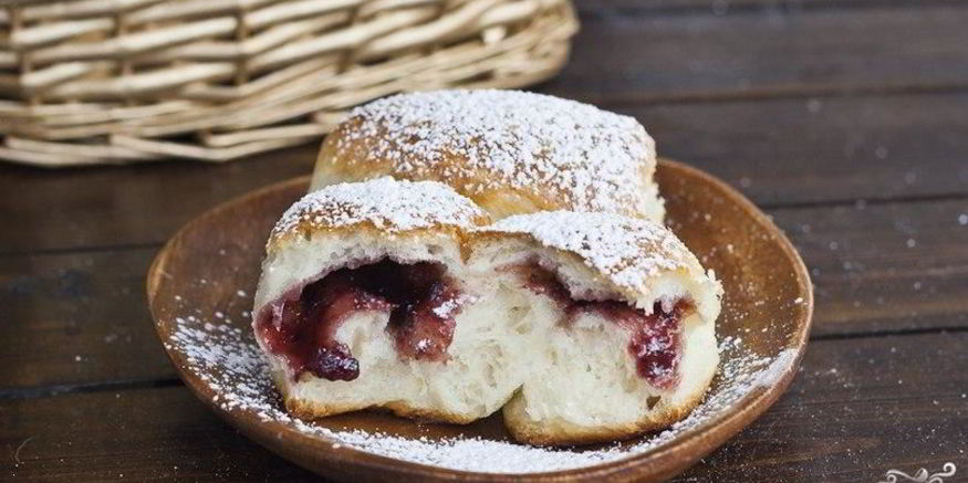 Рецепт булочек с джемом