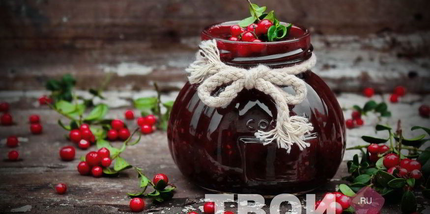 Рецепт джема из брусники