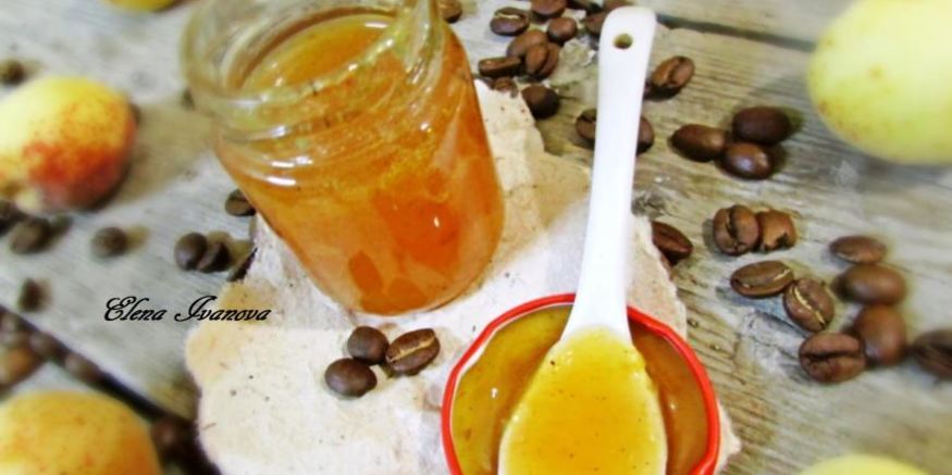Рецепт джема кофейного абрикос с ванилью