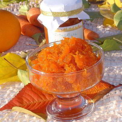 Джем морковный с апельсиновой ноткой