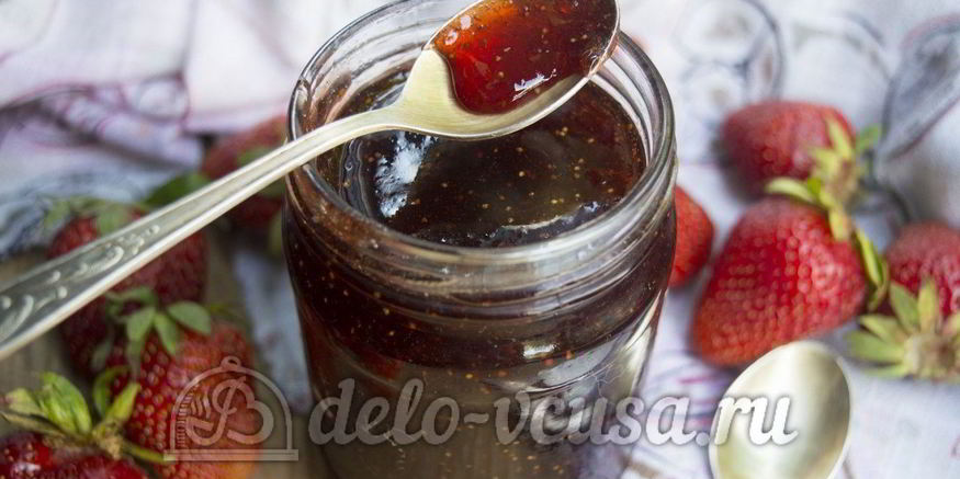 Рецепт клубничного джема с апельсином