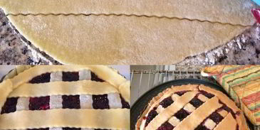 кростата с творогом и джемом