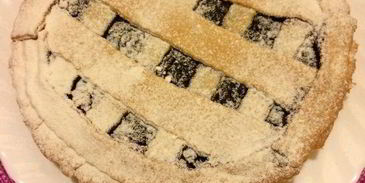 кростата с творогом и джемом