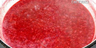 малиновый джем без косточек