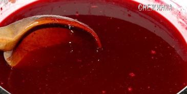 малиновый джем без косточек