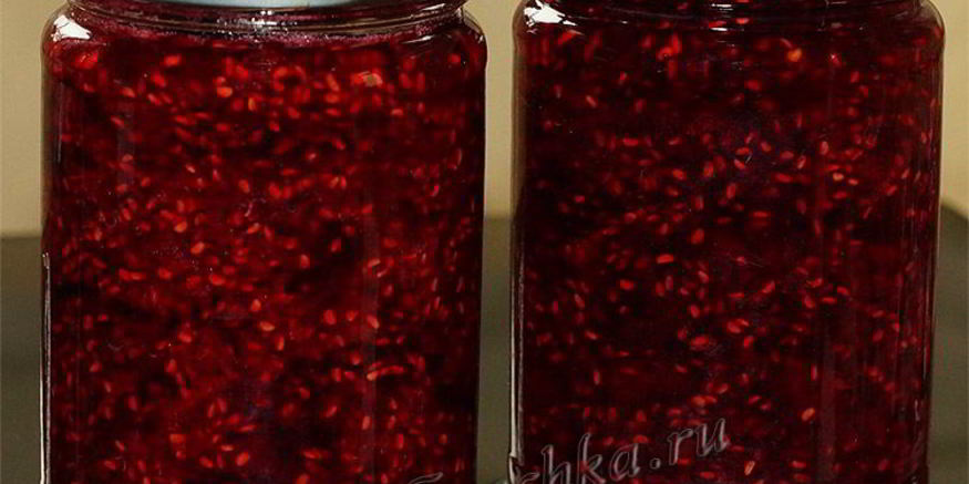 Рецепт малинового джема