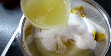 янтарный джем из апельсинов и лимонов