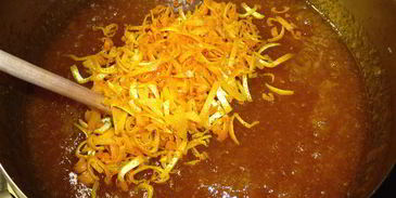 янтарный джем из апельсинов и лимонов