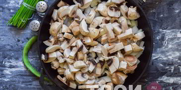 фасоль с грибами на зиму