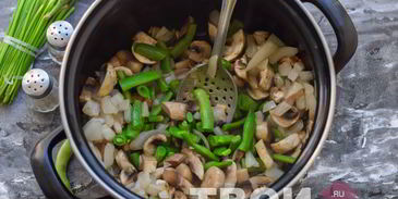 фасоль с грибами на зиму