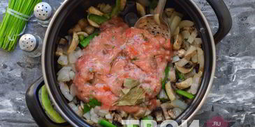 фасоль с грибами на зиму