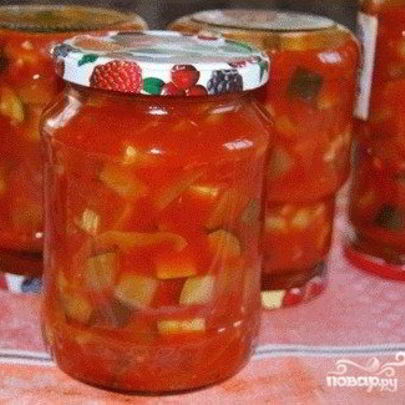 Кабачки по-болгарски на зиму