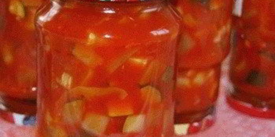 Рецепт кабачков по-болгарски на зиму