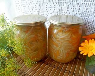 Кабачки по-корейски на зиму