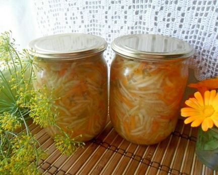 Кабачки по-корейски на зиму