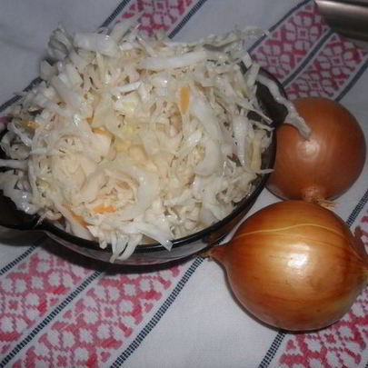 Хрустящая квашеная капуста